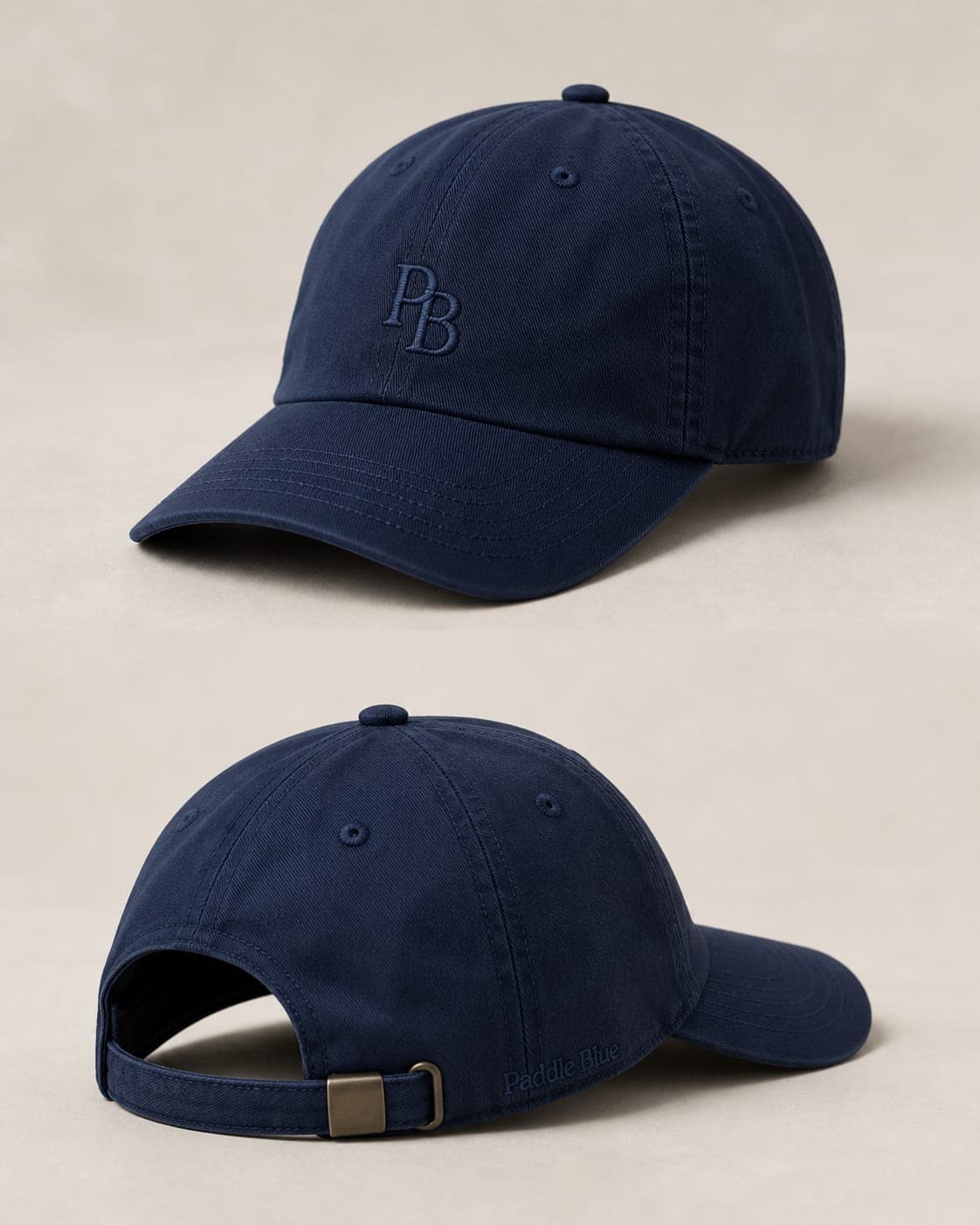 Unstructured Dad Hat - Stone - View 3