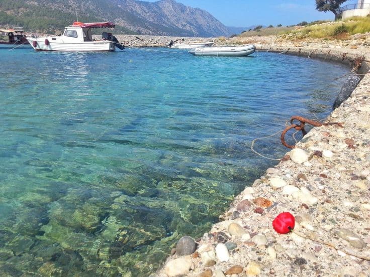 Ankunft in der Bucht von Tisan